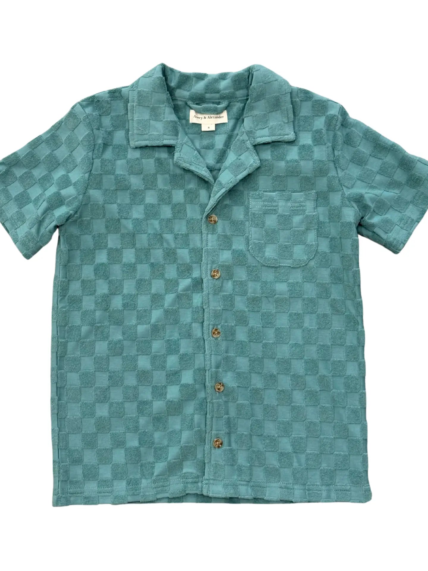 Boy's Terry Button Top