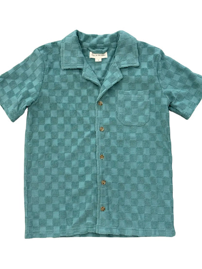 Boy's Terry Button Top