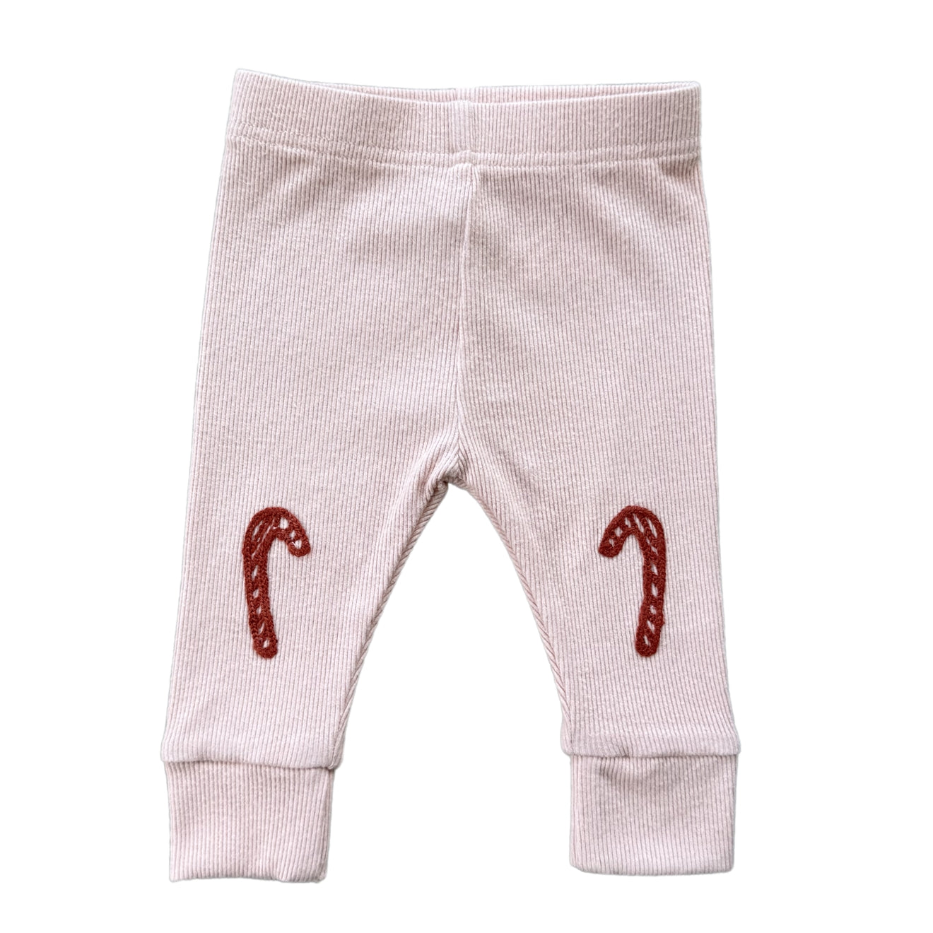 Patch Ribbed Candy Cane Legging