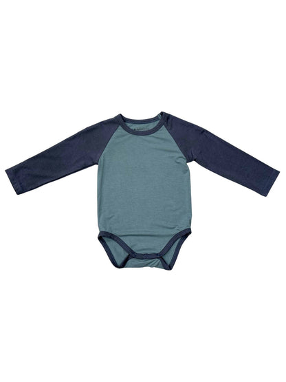 Long Sleeve Raglan Bodysuit - Nightfall