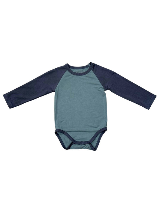 Long Sleeve Raglan Bodysuit - Nightfall