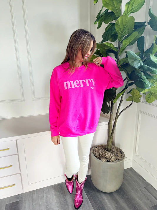 Puff Merry Sweatshirt -Adult