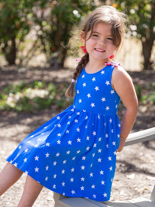 Stars & Stripes Knit Twirl Dress