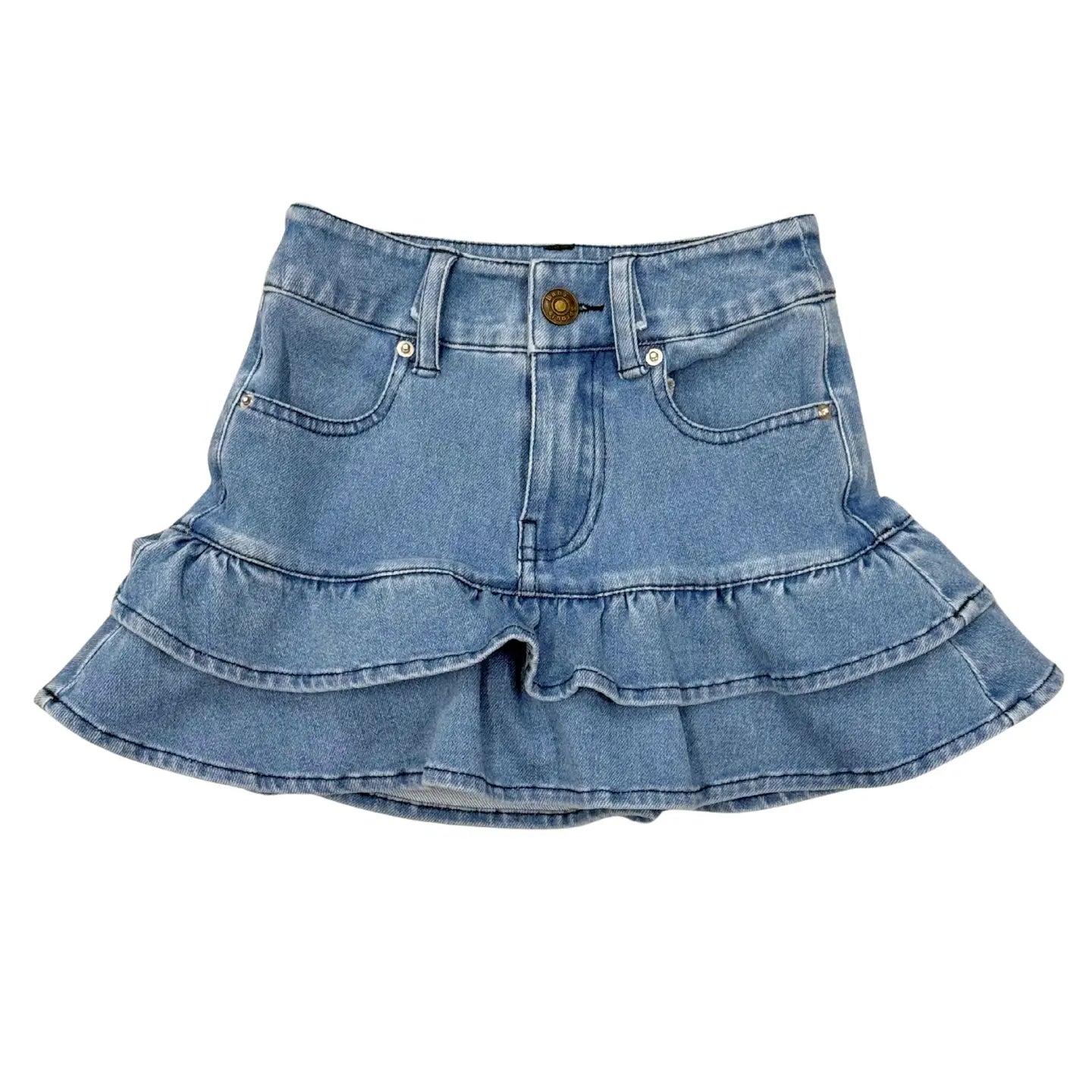 Girl's Denim Skirt Blue Wash