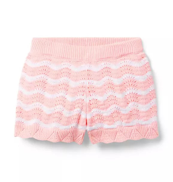 Pink Crochet Short
