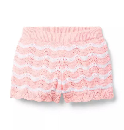 Pink Crochet Short