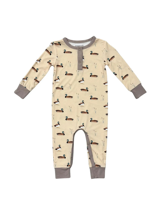 Mallard Ducks Snap Romper