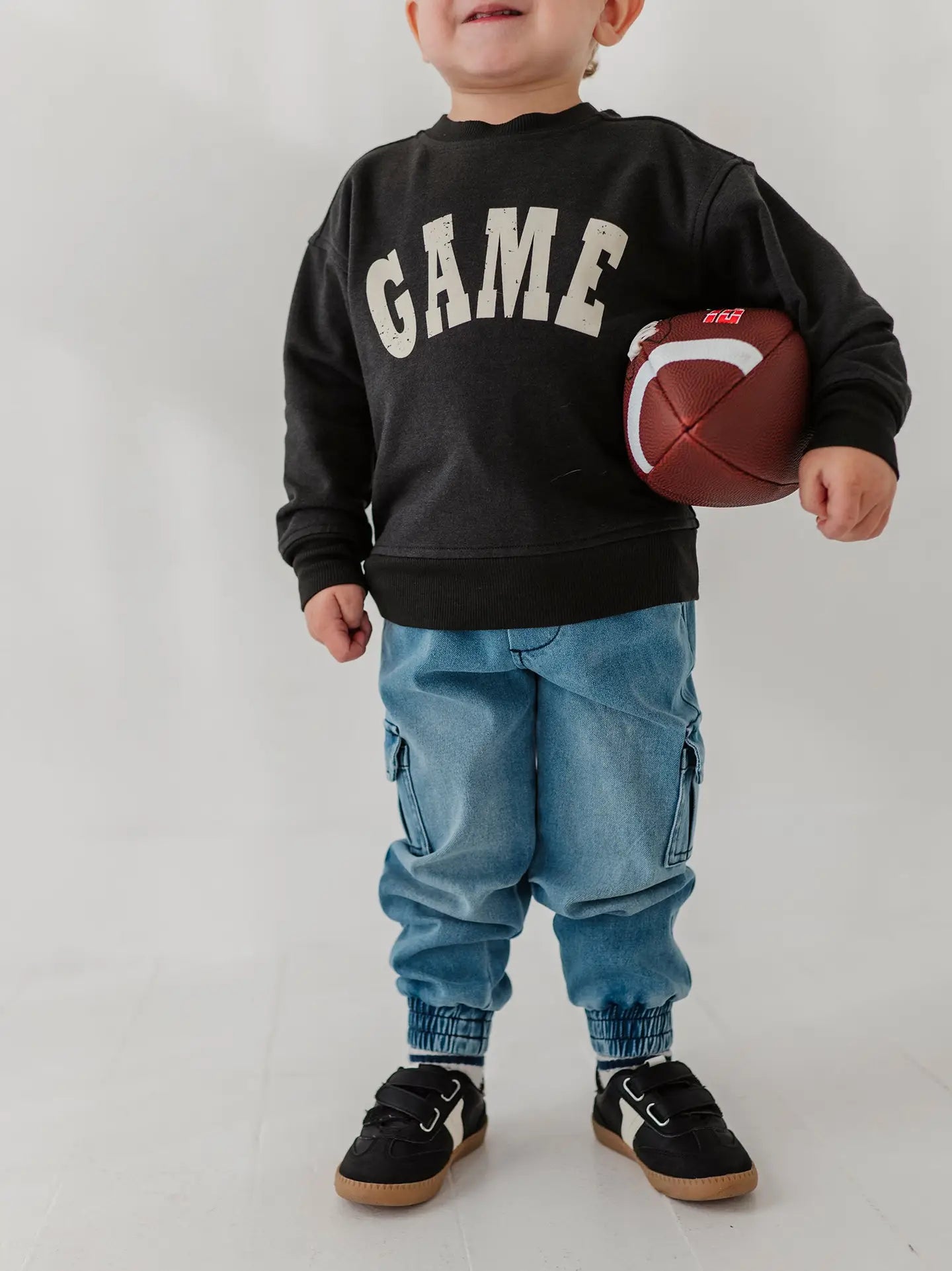 Boy's Denim Jogger -Blue Wash