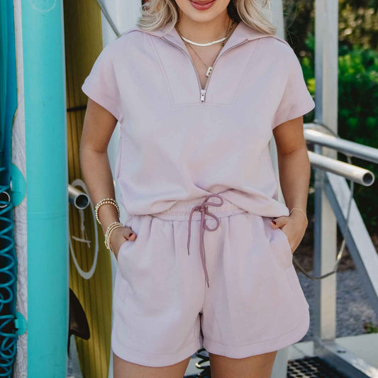 Women's Blush Scuba Set