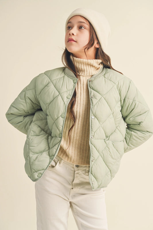 Girls Quilted Jacket