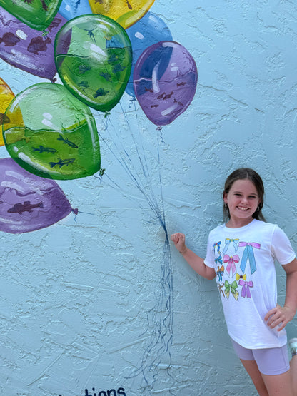Princess Bow Collage Tee - Youth