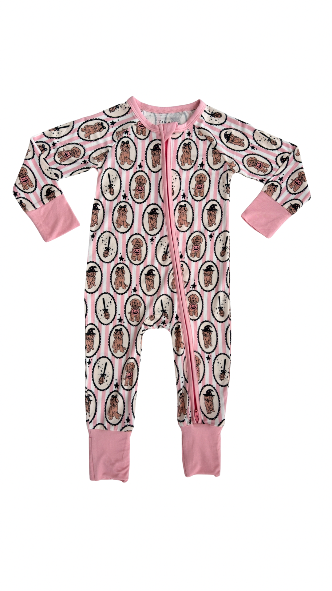 Howl-o-Ween Pups Zip Romper