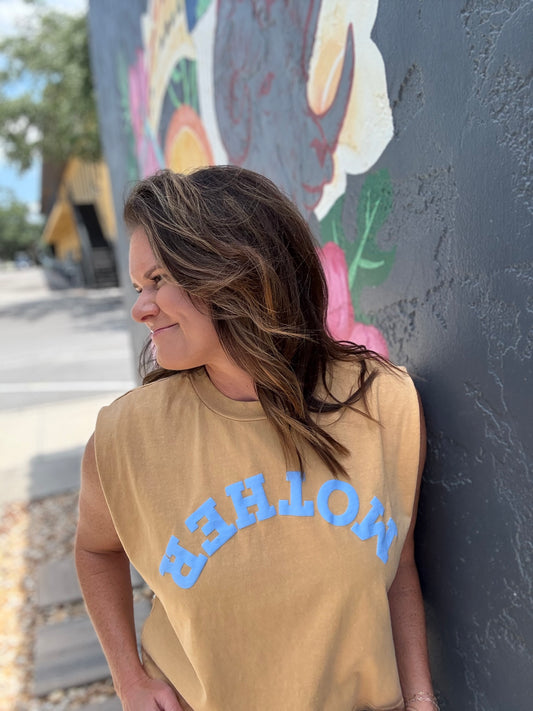 Upside-Down Puff Mother Muscle Tee