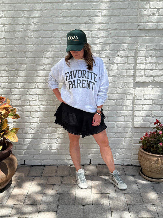Favorite Parent Sweatshirt - Ash