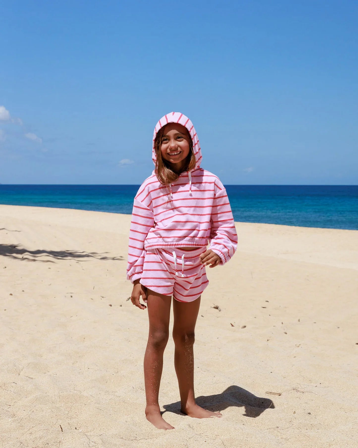 Weekend Short- Candy Stripe