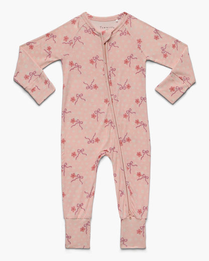 Disty Bow Zip Romper