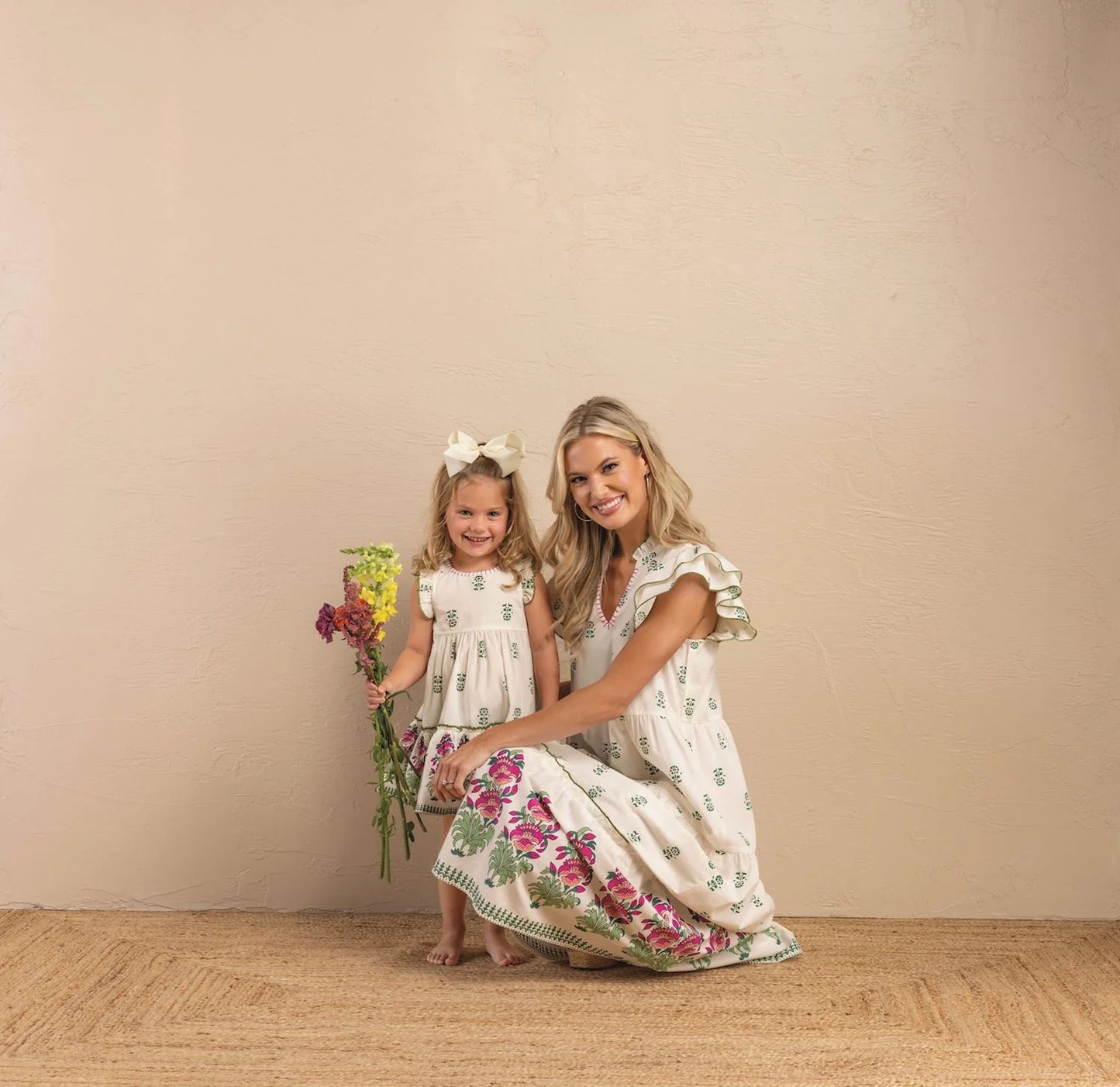 Women's Ivory Block Dress