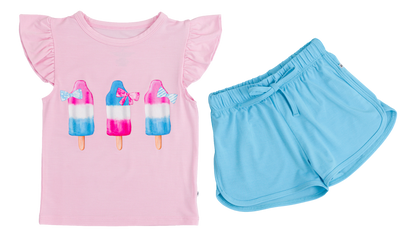 Patriotic Pops Ruffle Tank Set