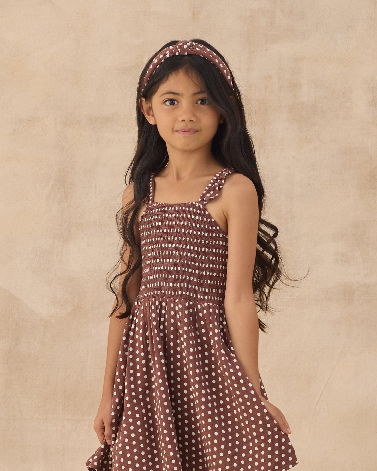 Lainey Dress - Polka Dot Chocolate