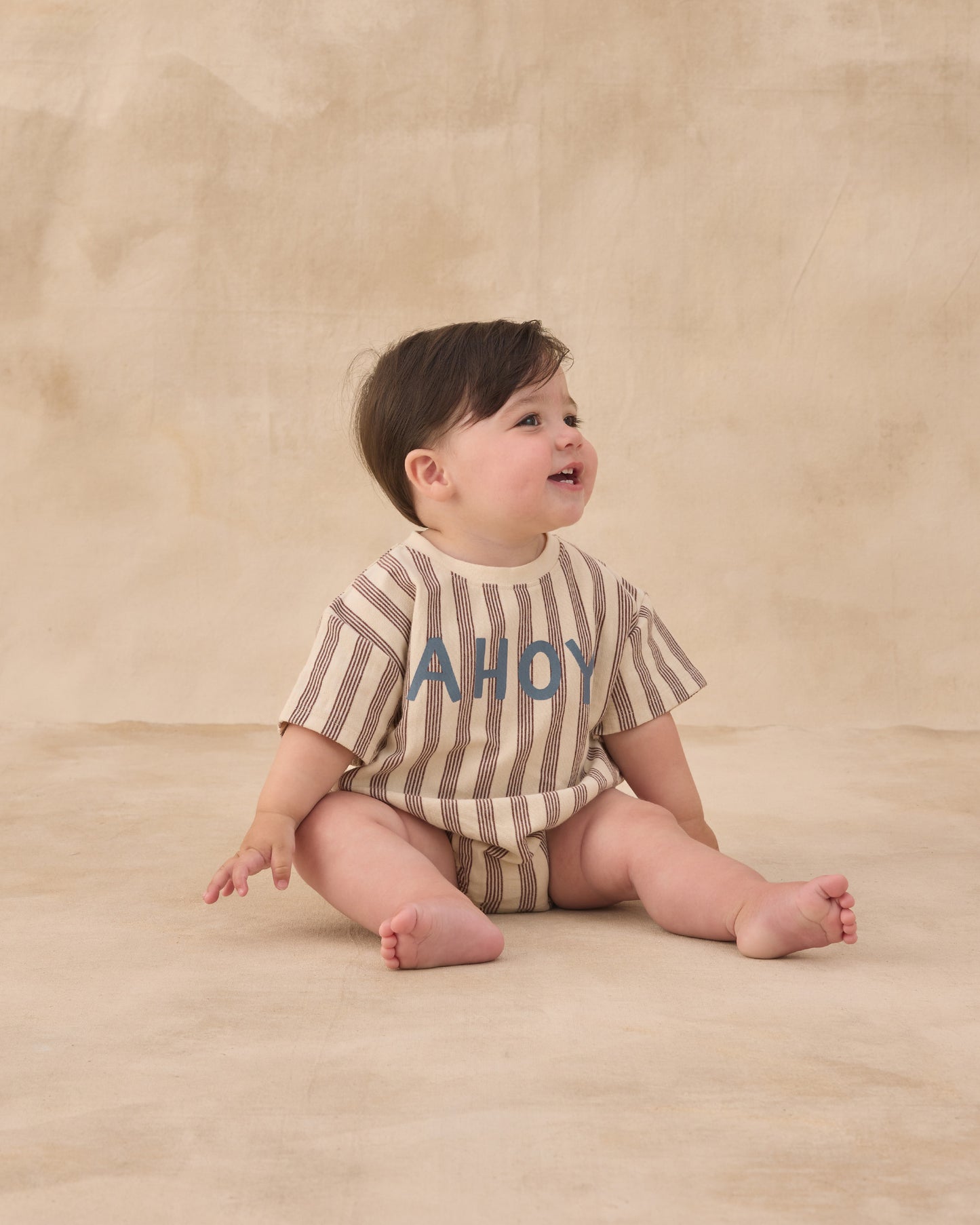 Relaxed Bubble Romper - Ahoy