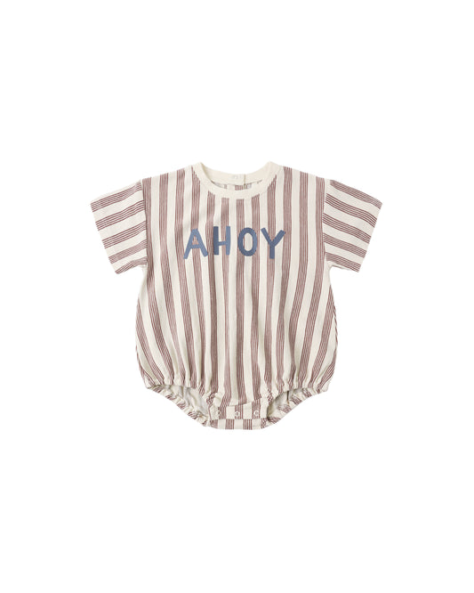 Relaxed Bubble Romper - Ahoy
