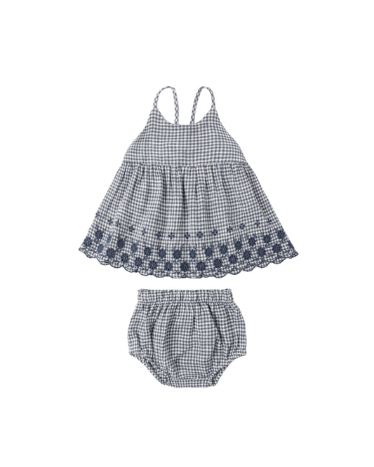 Zenni Set - Marine Gingham