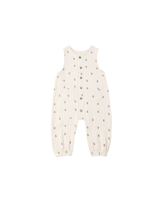 Woven Jumpsuit - Anchors