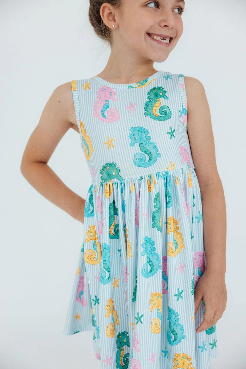 Seahorse Swirl Tank Dress