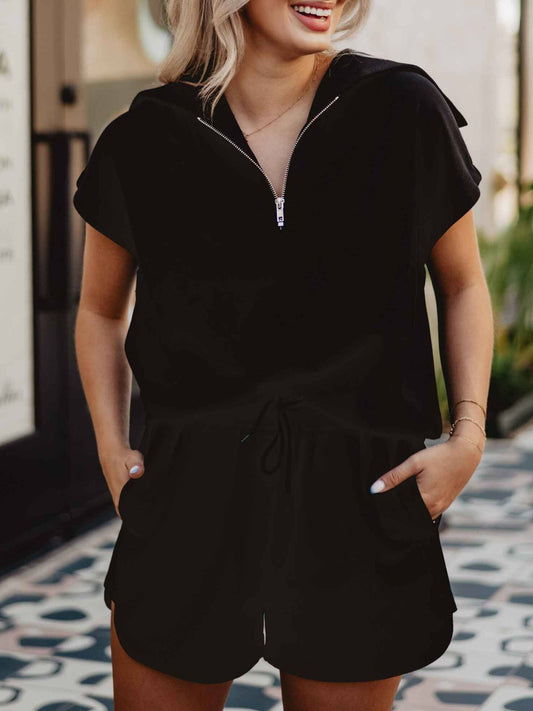 Women's Black Scuba Set