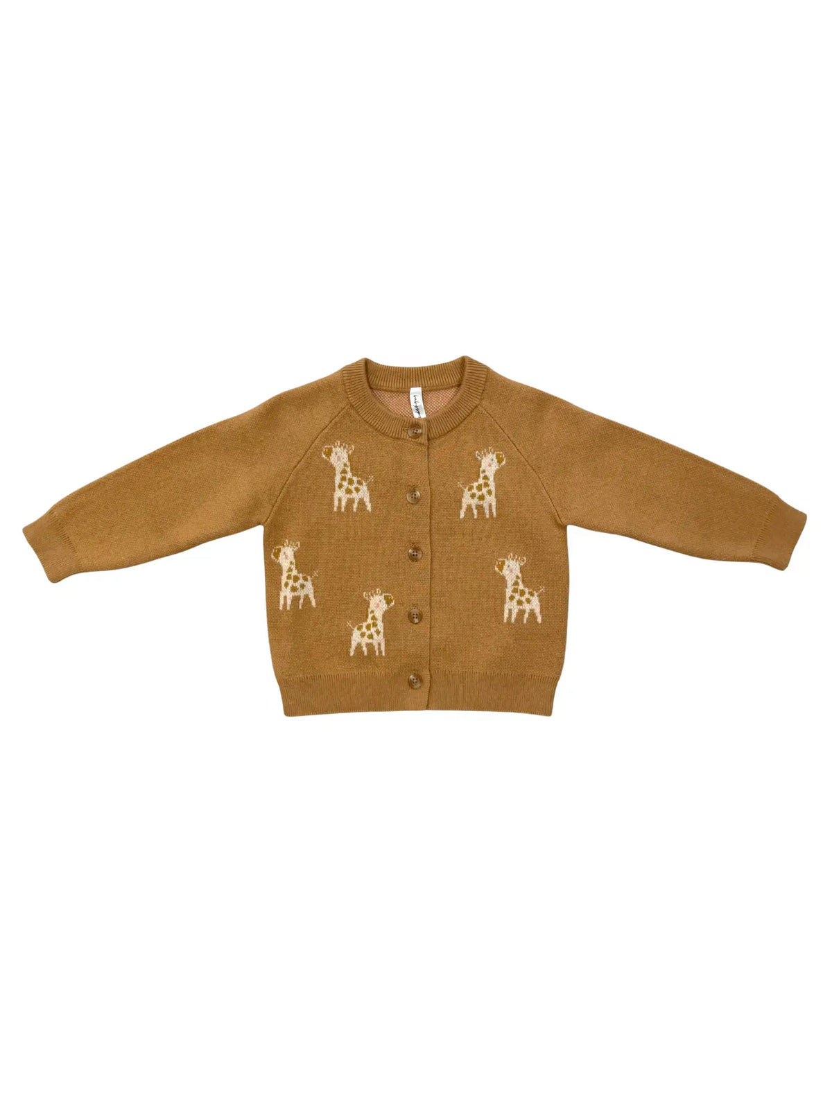 Knit Cardigan - Giraffe