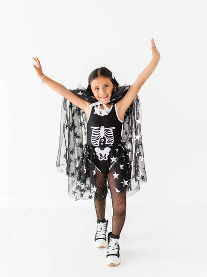 Fancy Black Skeleton Costume