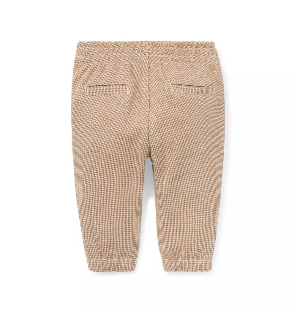 Brown Houndstooth Pant