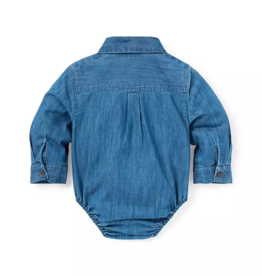 Baby Chambray Bodysuit