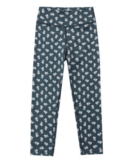 Basic Leggings Blue Blooms