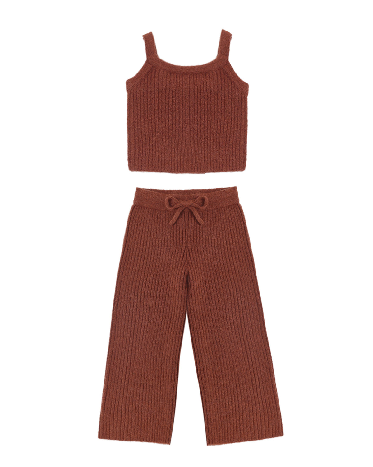 Fuzzy Knit Lounge Set