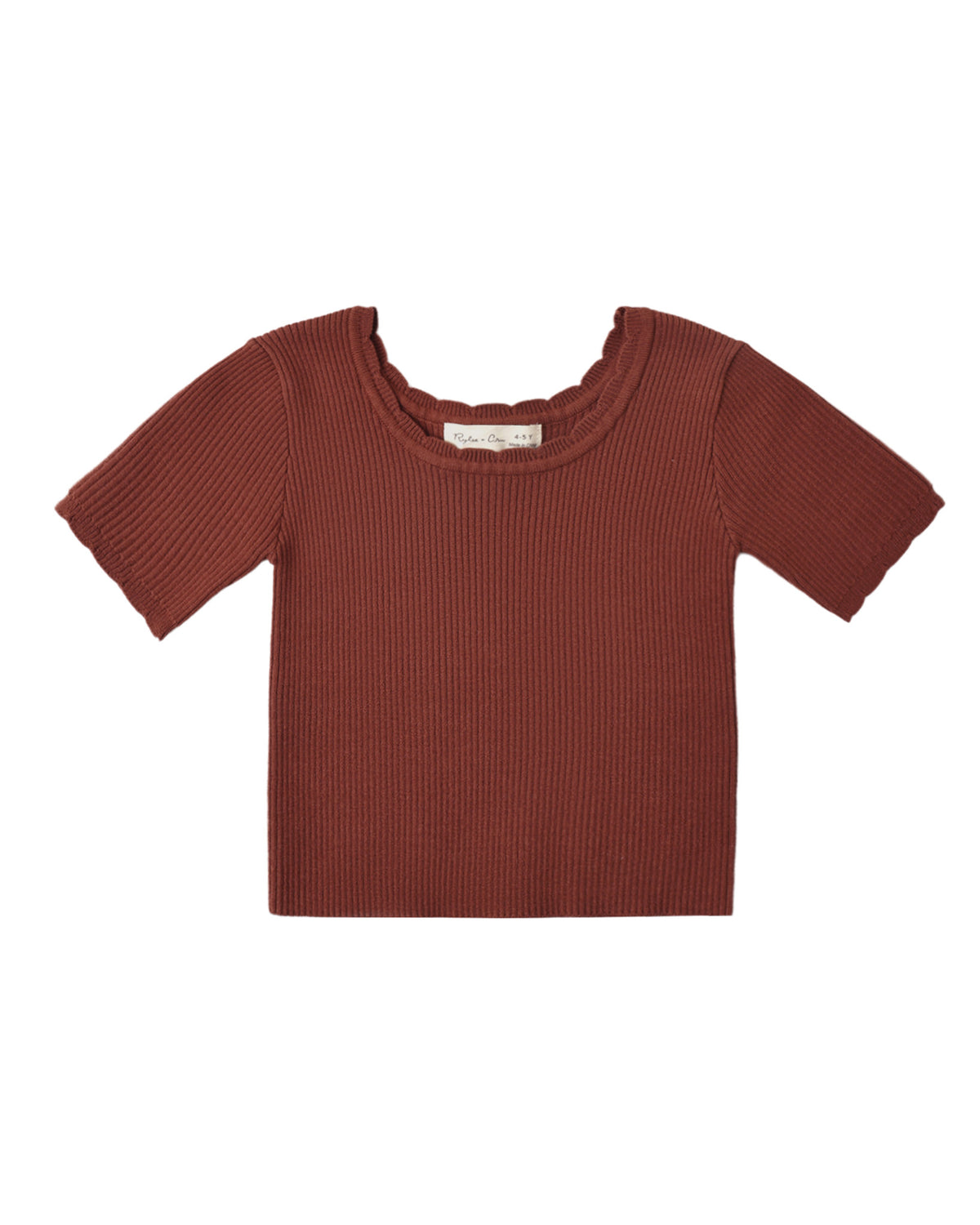 Scallop Tee Brick