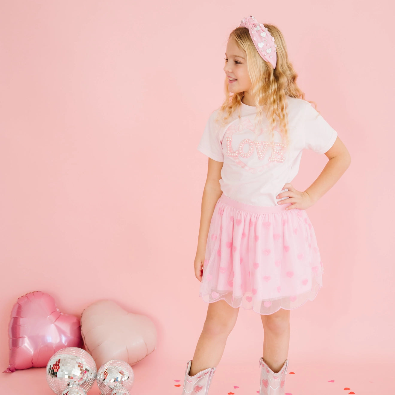 Mini Sequin Heart Tutu