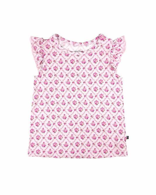 Caroline Flutter Sleeve Top