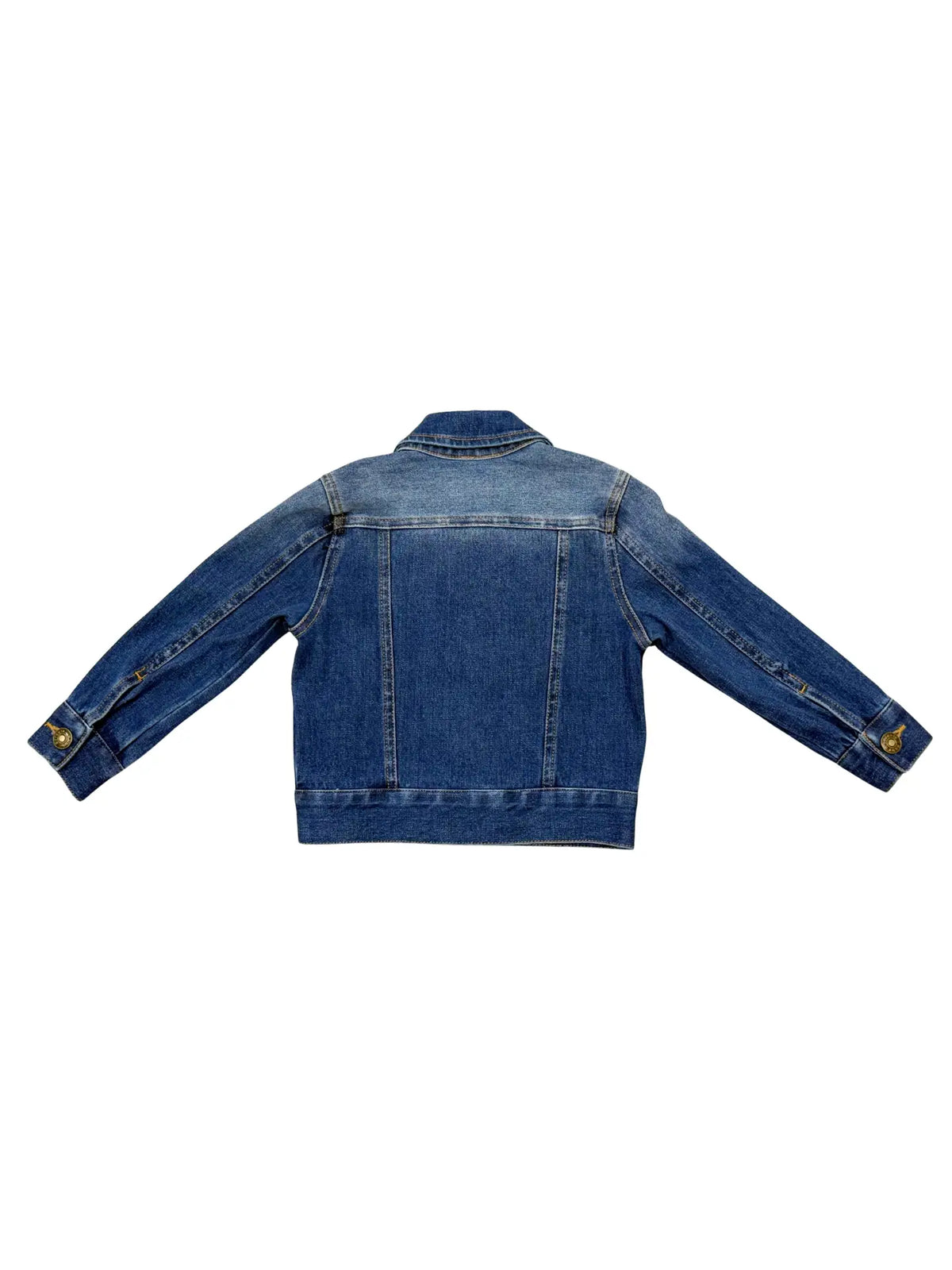 Girl's Denim Jacket - Dark Blue Wash