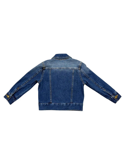 Girl's Denim Jacket - Dark Blue Wash