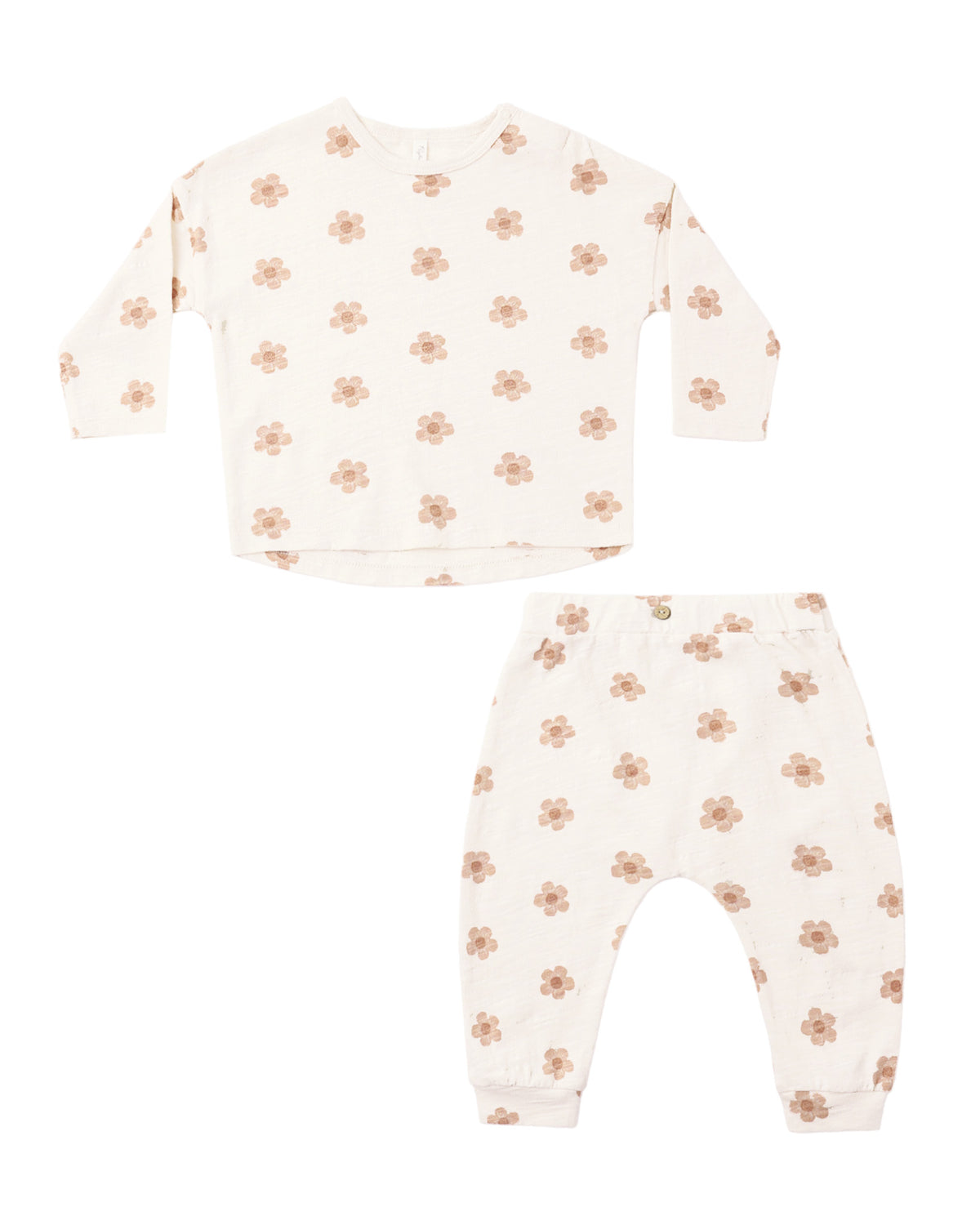 L/S Set Pink Daisies