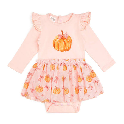 Coquette Pumpkin Tutu Bodysuit