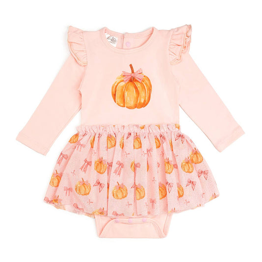 Coquette Pumpkin Tutu Bodysuit