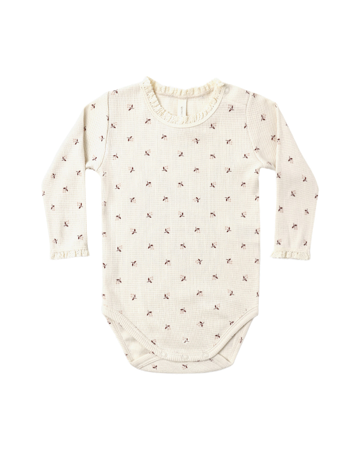 Waffle L/S Ditsy Floral Bodysuit