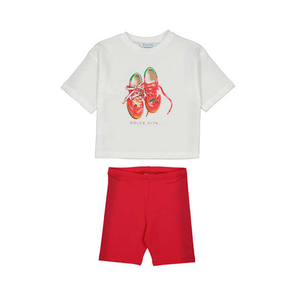 Sneakers Top & Shorts Set