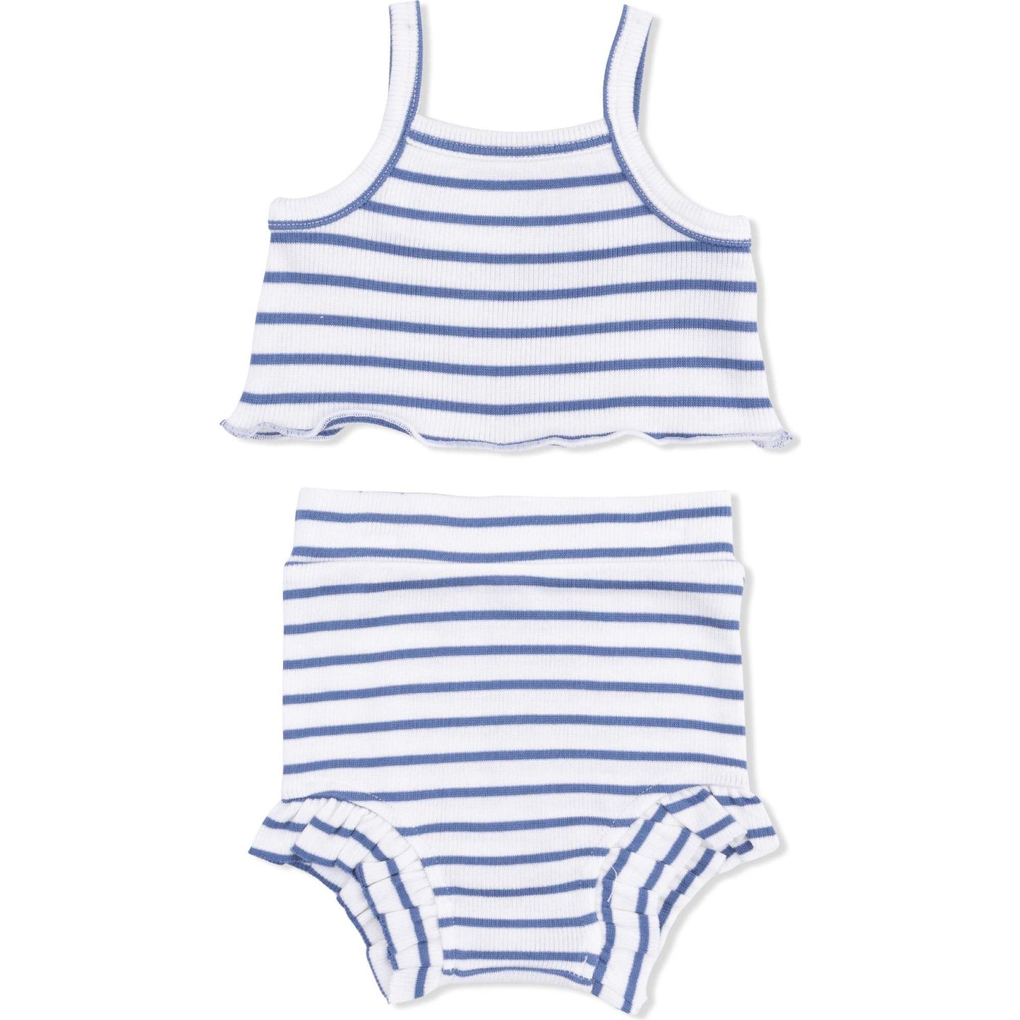 Navy Stripe Tank & High Waisted Short