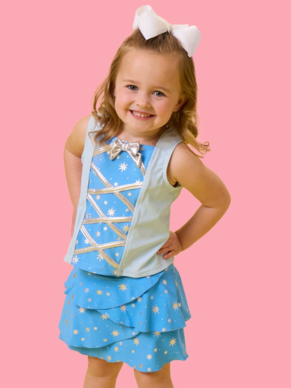 Crystal Blue Active Tank Top