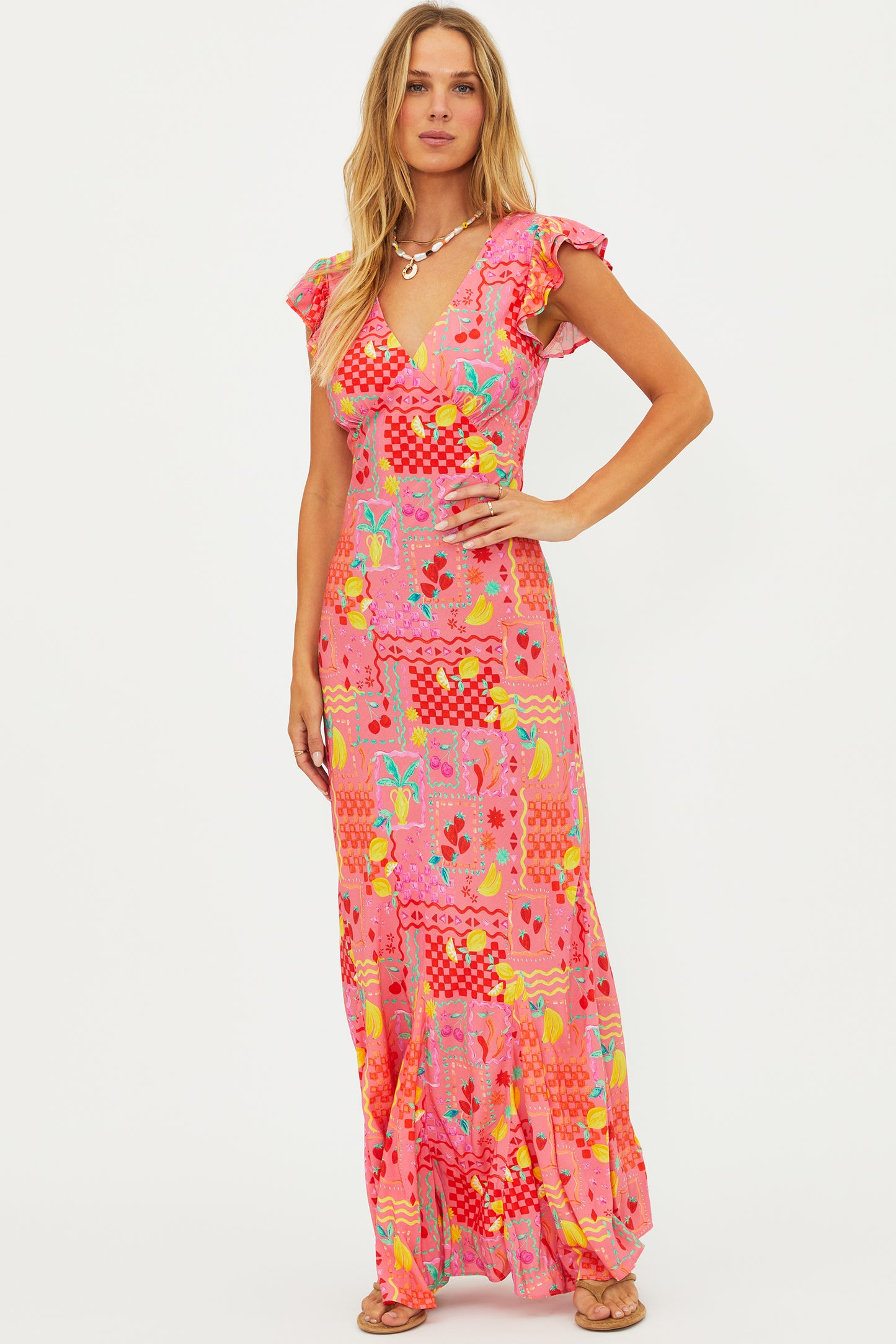 Elodie Dress- Passion Fruit