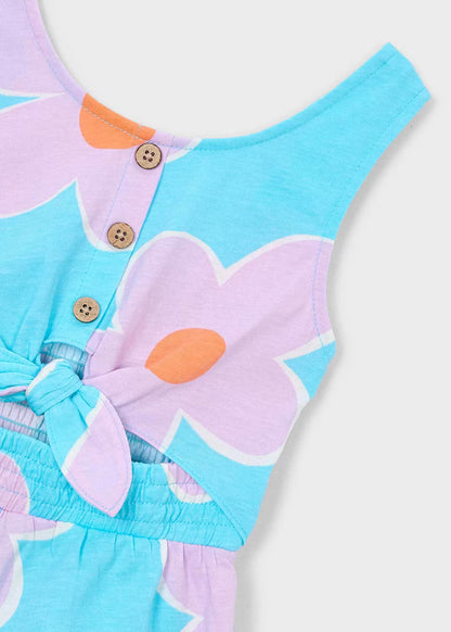 Girls Knit Romper - Lilac