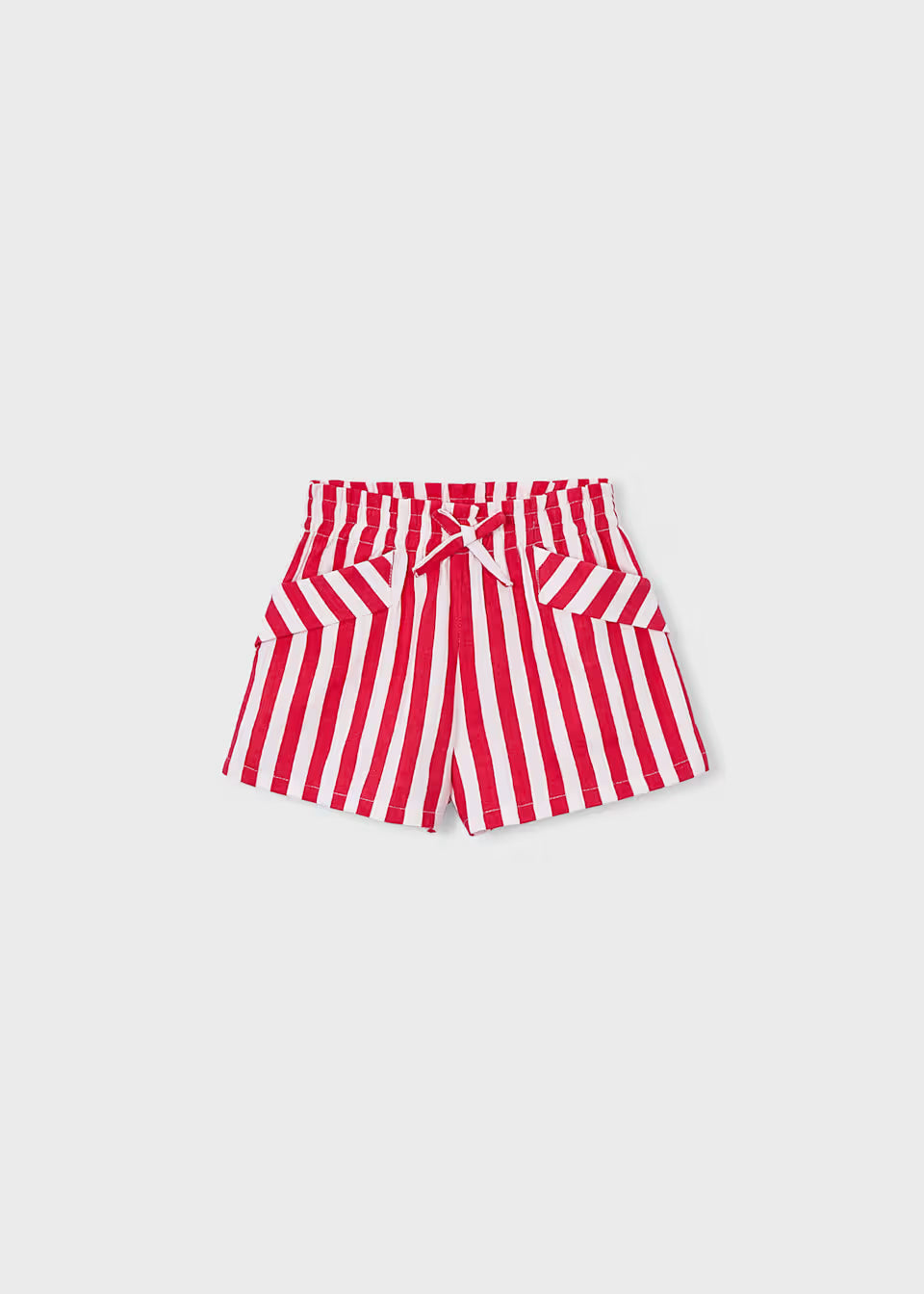 Girls Red Stripe Short